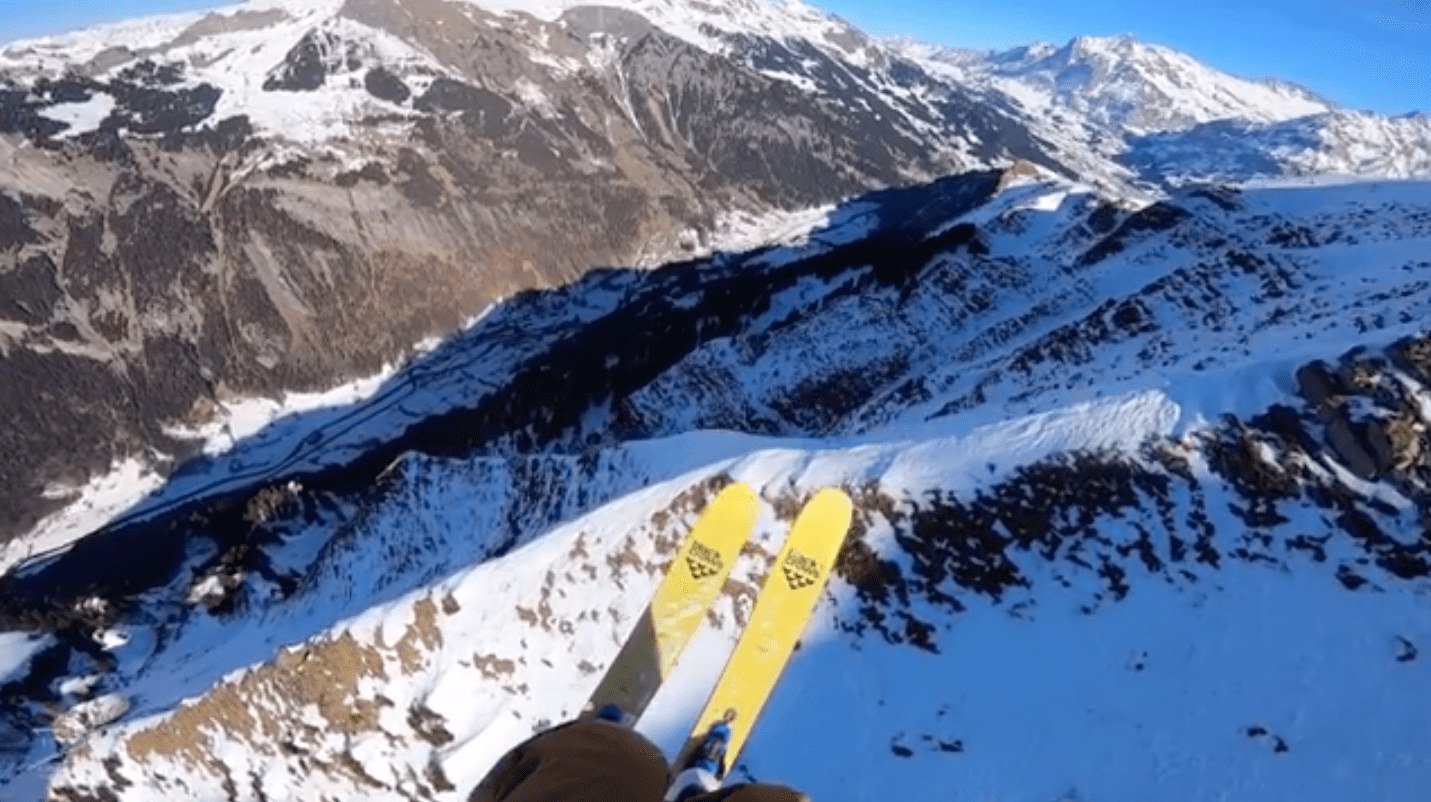 speedriding, swiss alps