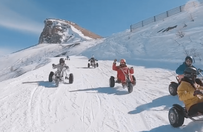 Mario Kart, serre chevalier, france, Europe downhill, racing, kart