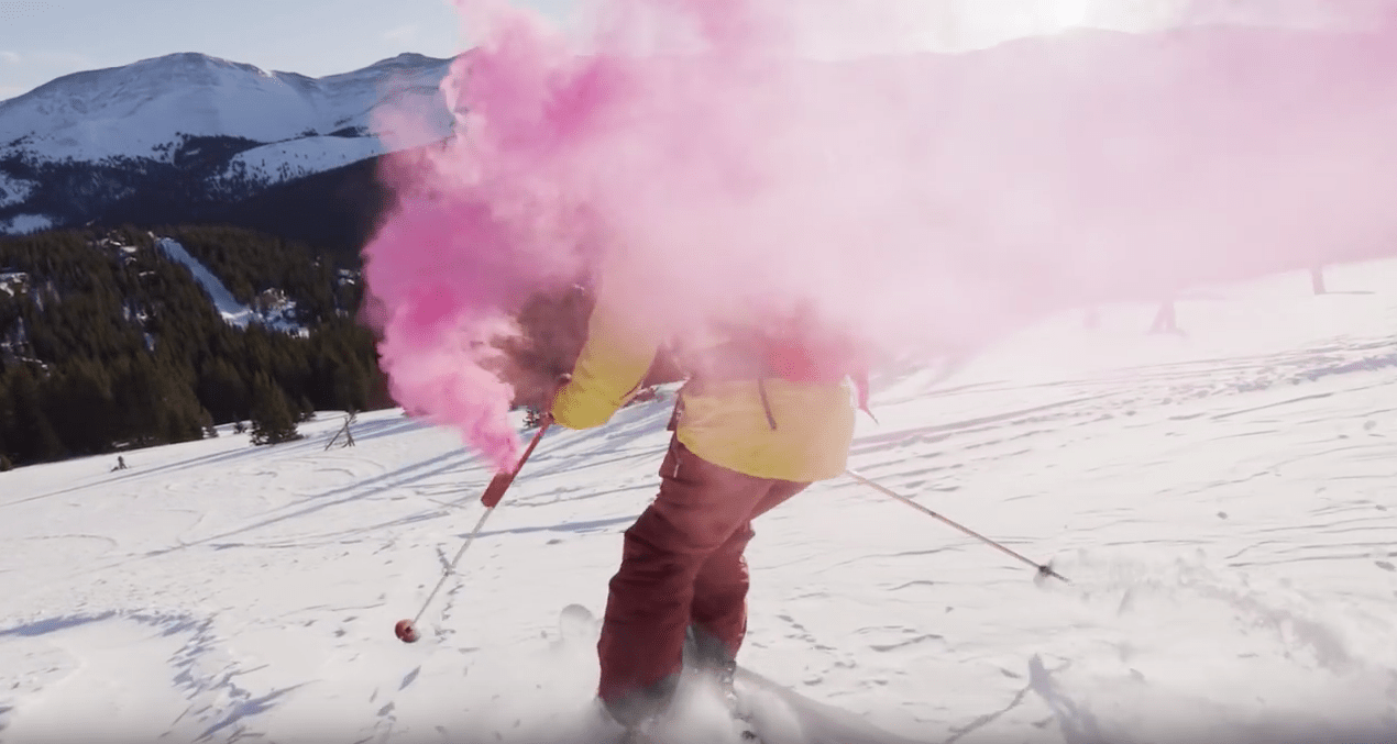 pink, girl, baby, hoosier pass, Breckenridge, colorado, reveal