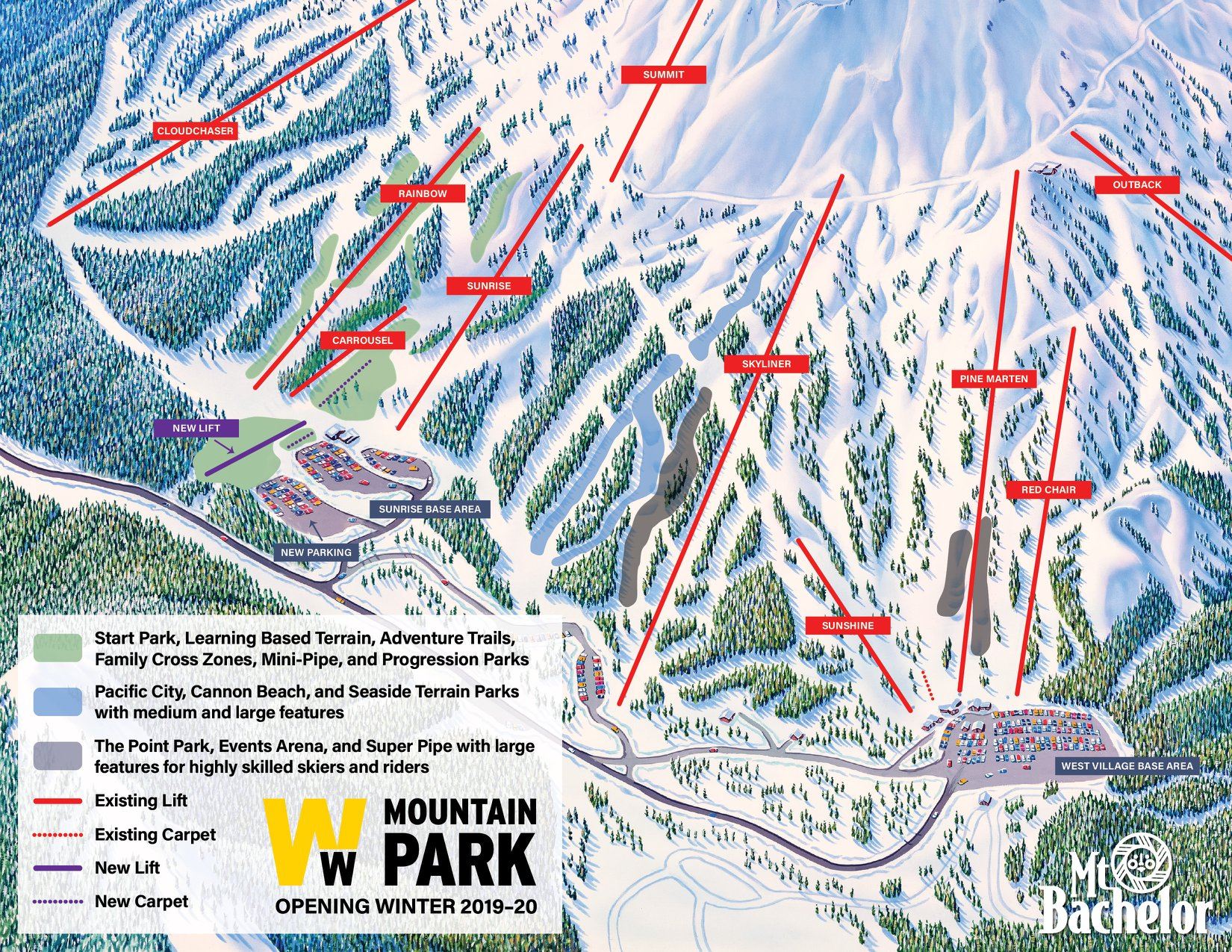 bachelor, oregon, mt bachelor, Woodward mountain park