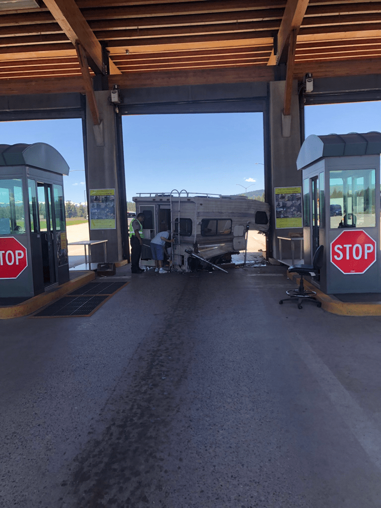 inspection station, Truckee, california