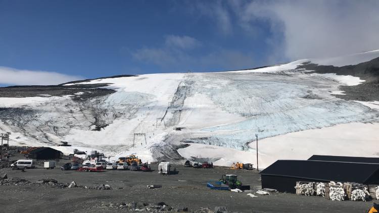 Norway, glacier, closed early