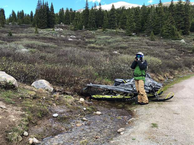 snowmobiler, aspen, colorado,