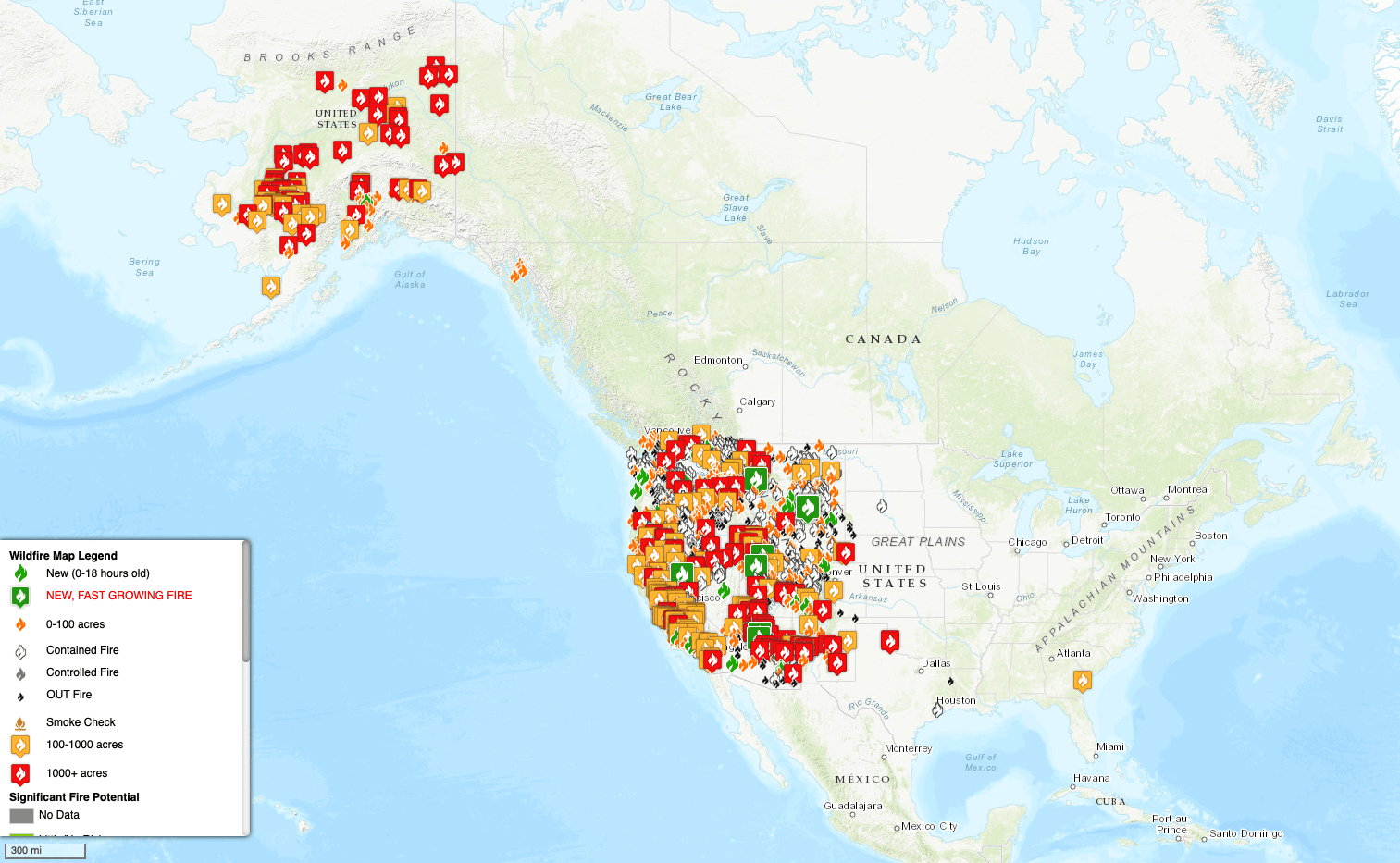 wildfire, wildfires, Alaska, usa, 