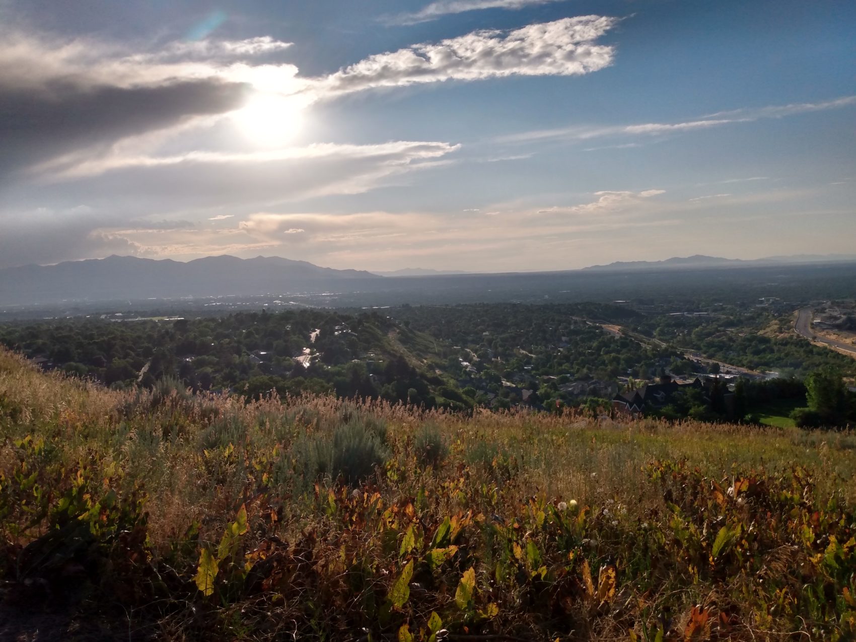 A view of Salt Lake City