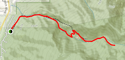 A map of Ferguson Canyon