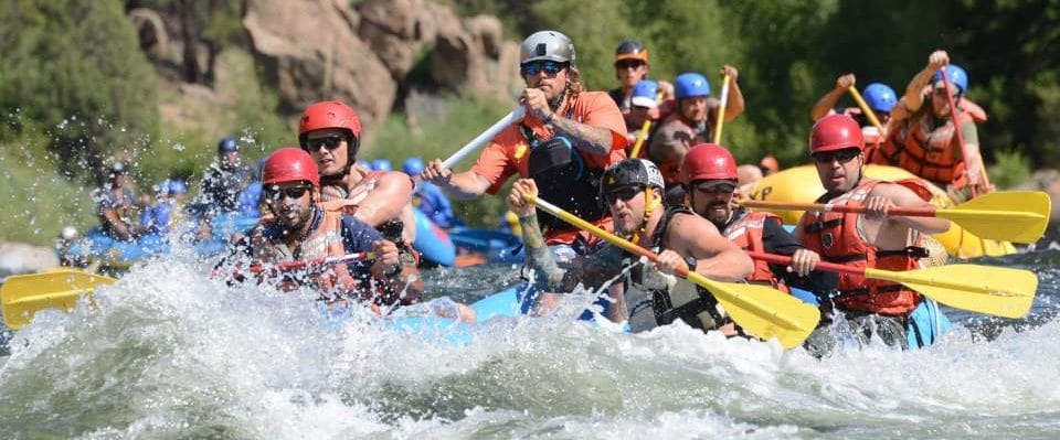 Veteran Expeditions rafting trip picture.