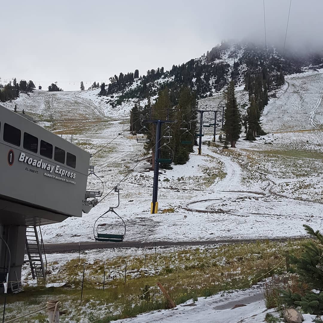 mammoth, snow, california