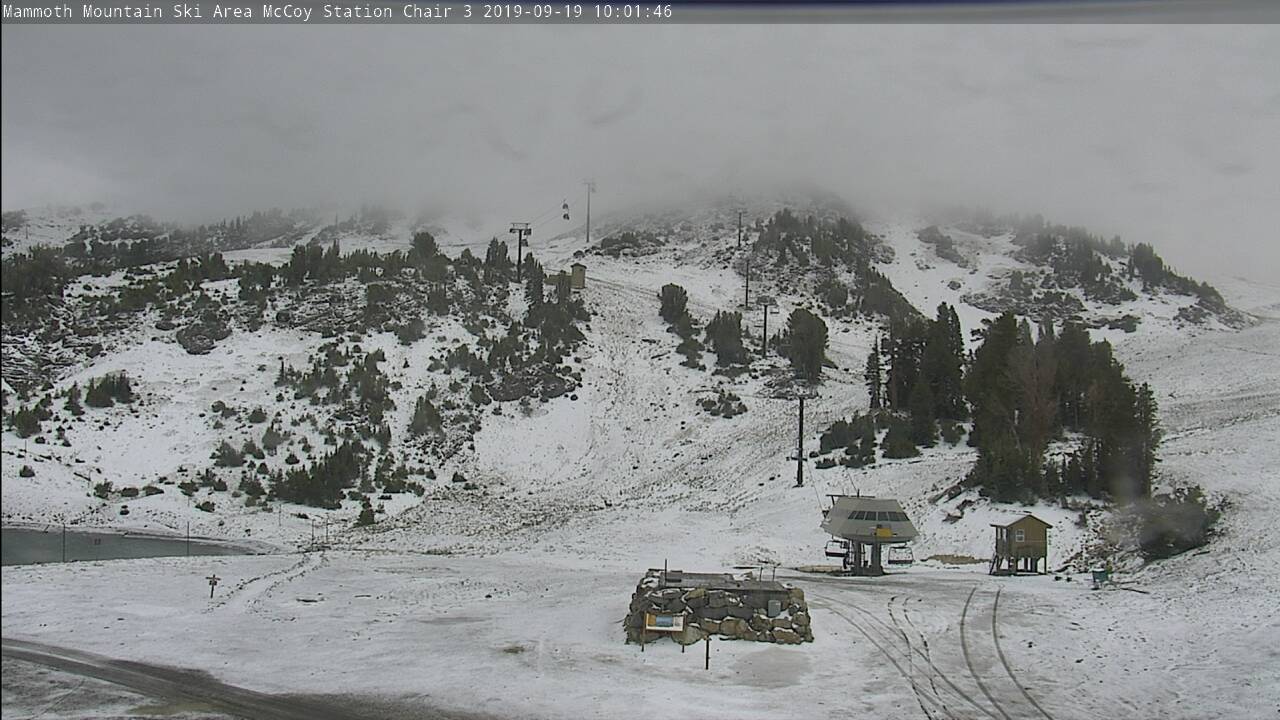 mammoth, snow, california