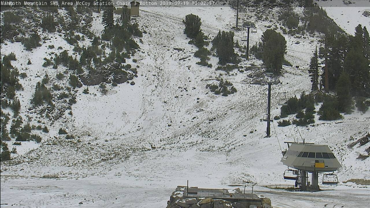 mammoth, snow, california