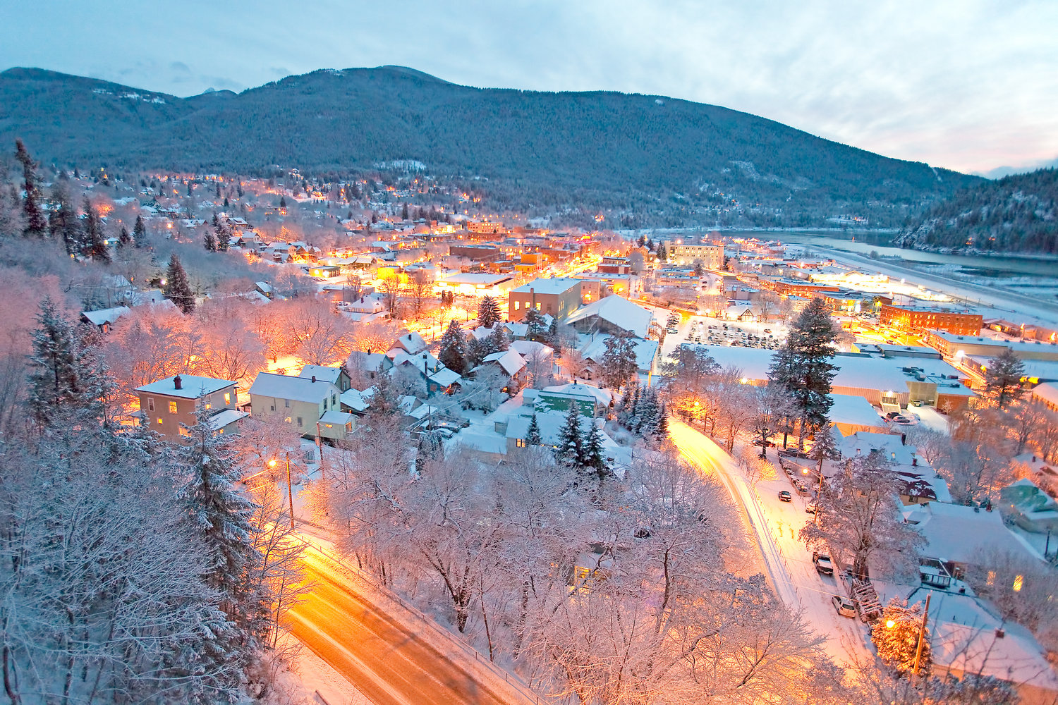 Nelson is a winter wonderland.