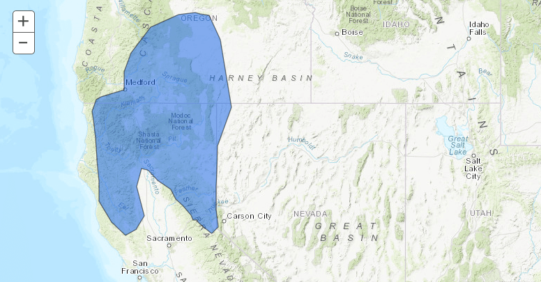 california, cold, noaa