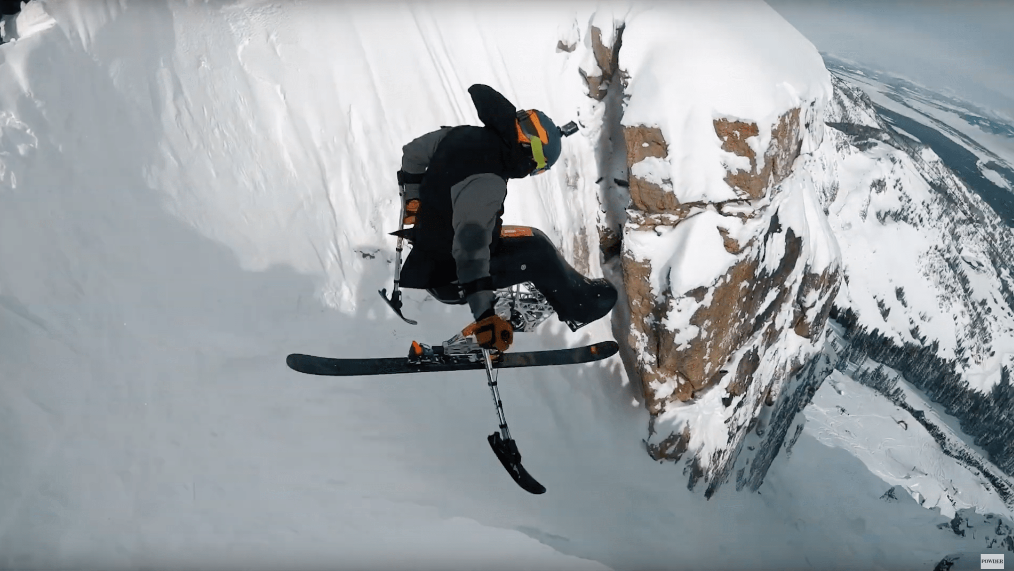 sit skier, Trevor Kennison, winter park, Colorado, ikon pass