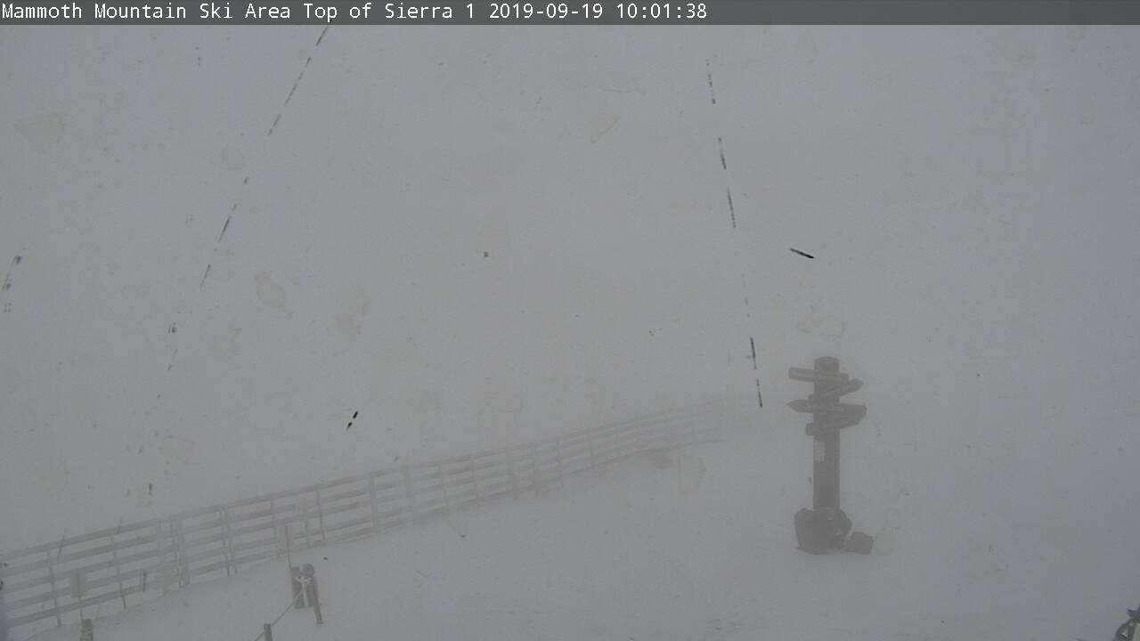 mammoth, snow, california