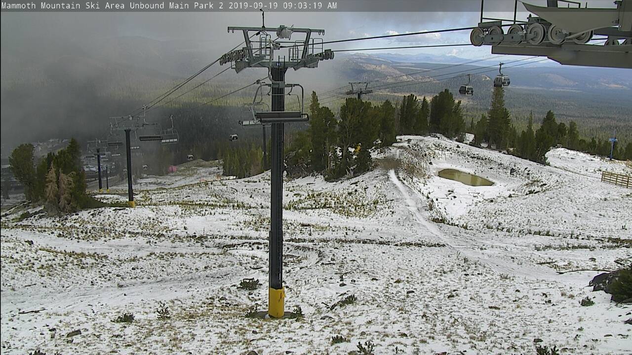mammoth, snow, california