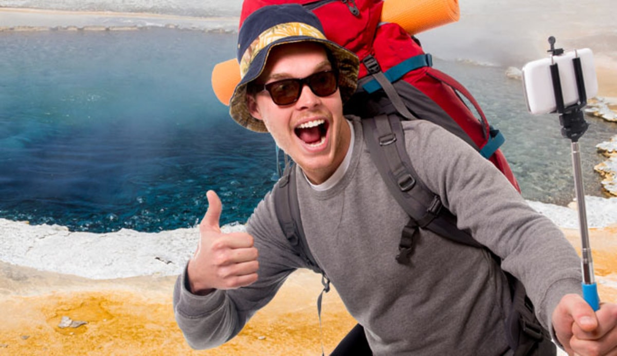 selfie, Grand Teton, national park, wyoming, cell coverage