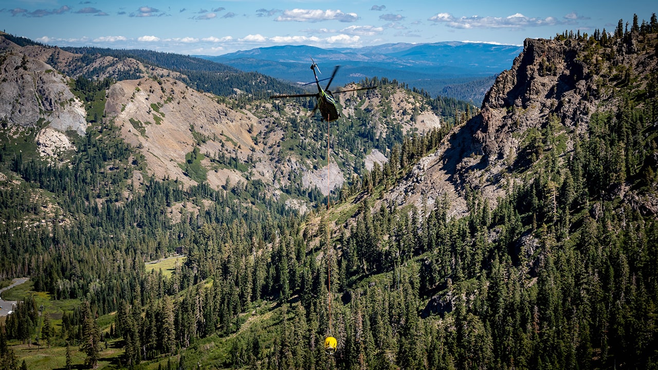 Squaw Valley, alpine meadows, treeline cirque, hot wheels, chairlift