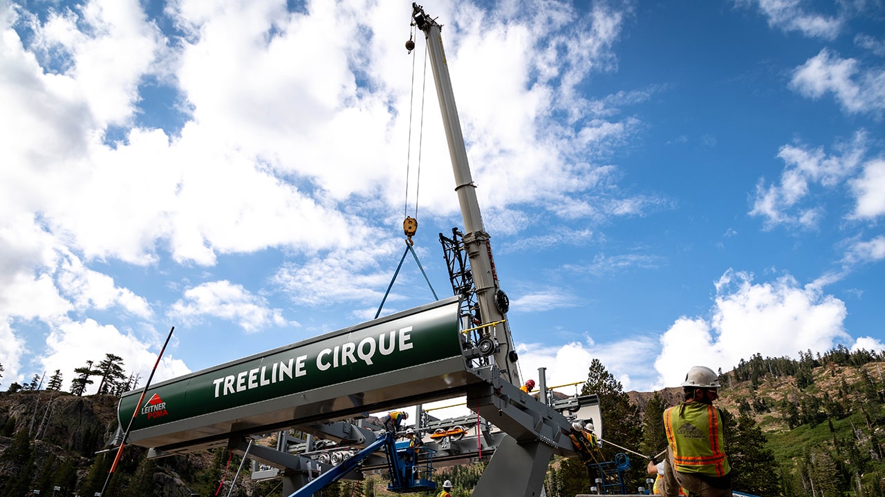 Squaw Valley, alpine meadows, treelike cirque, hot wheels, chairlift