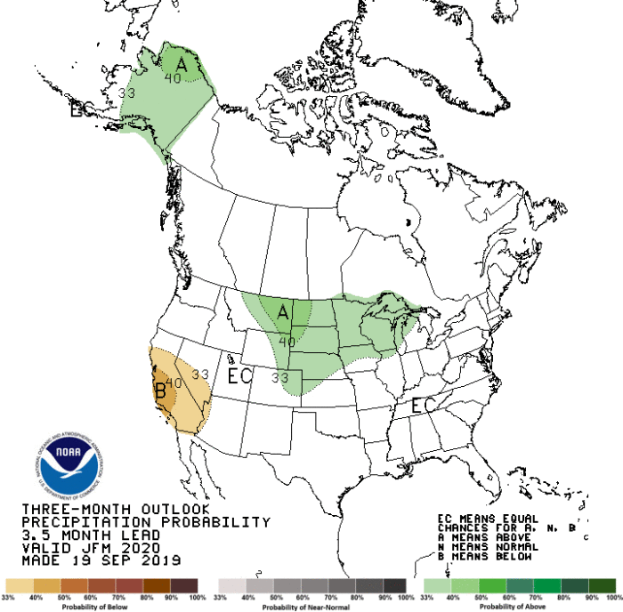 NOAA, precipitation, outlook