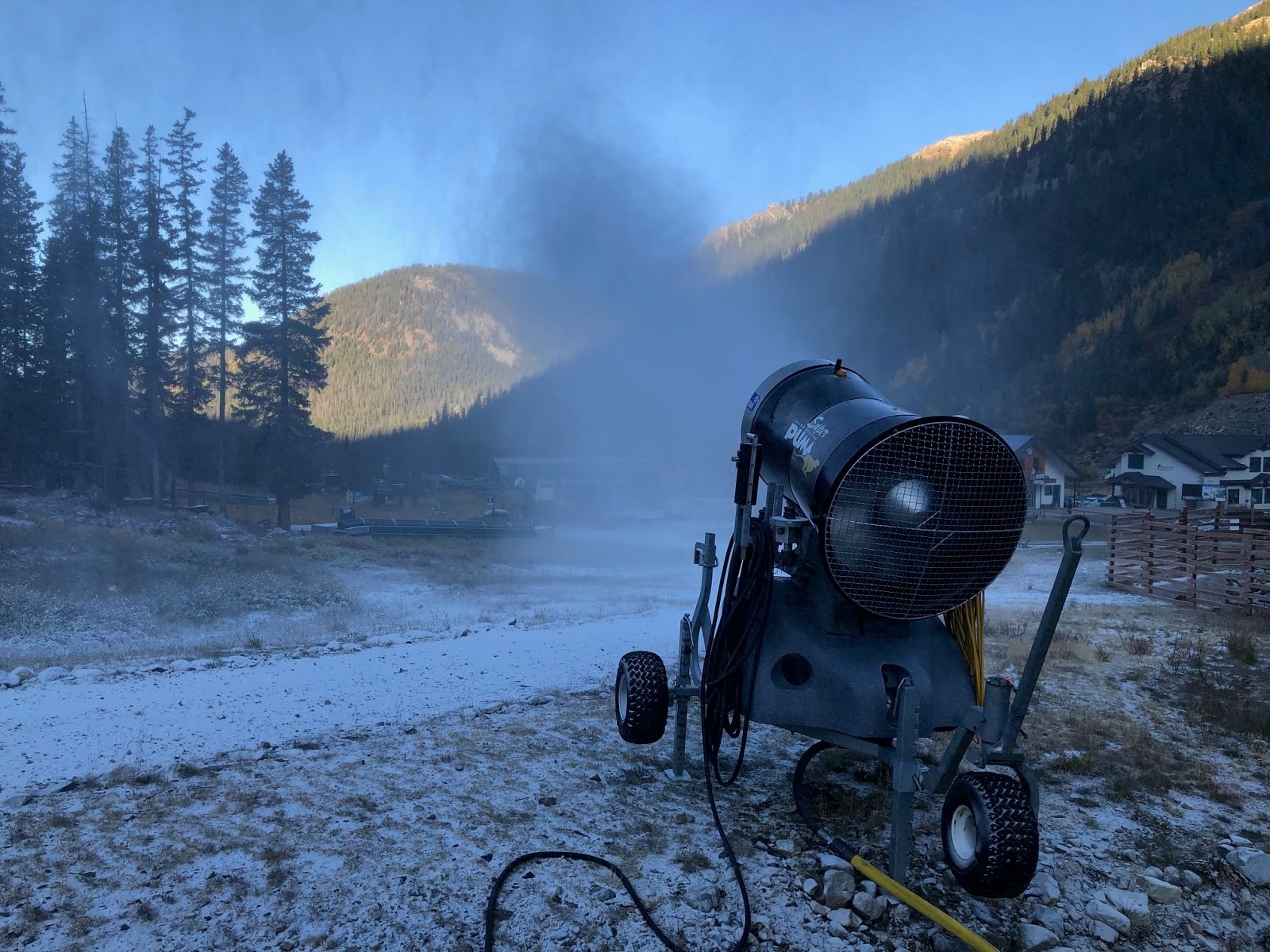 Arapahoe Basin, Colorado, snowguns, snowmaking,