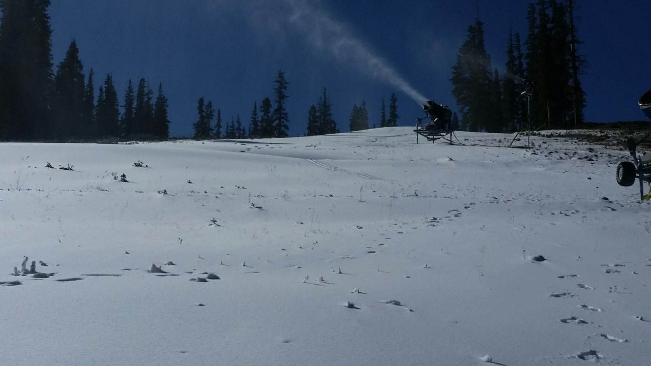 Arapahoe Basin, a-basin, colorado, snowmaking, racetoopen