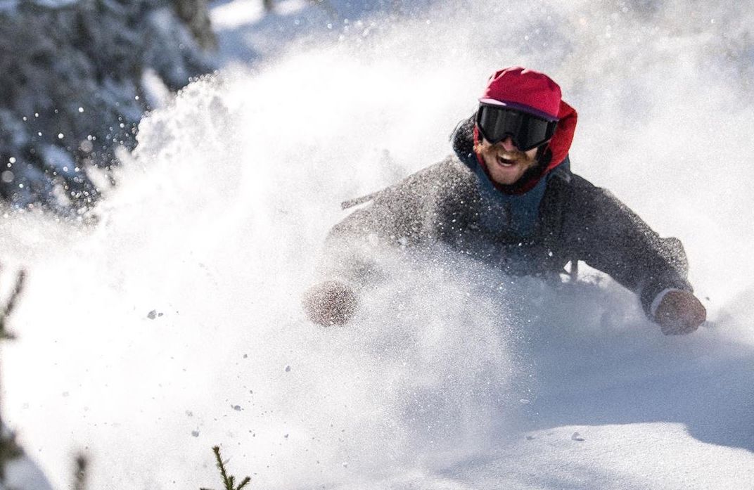 line skis, alberta, deep powder,