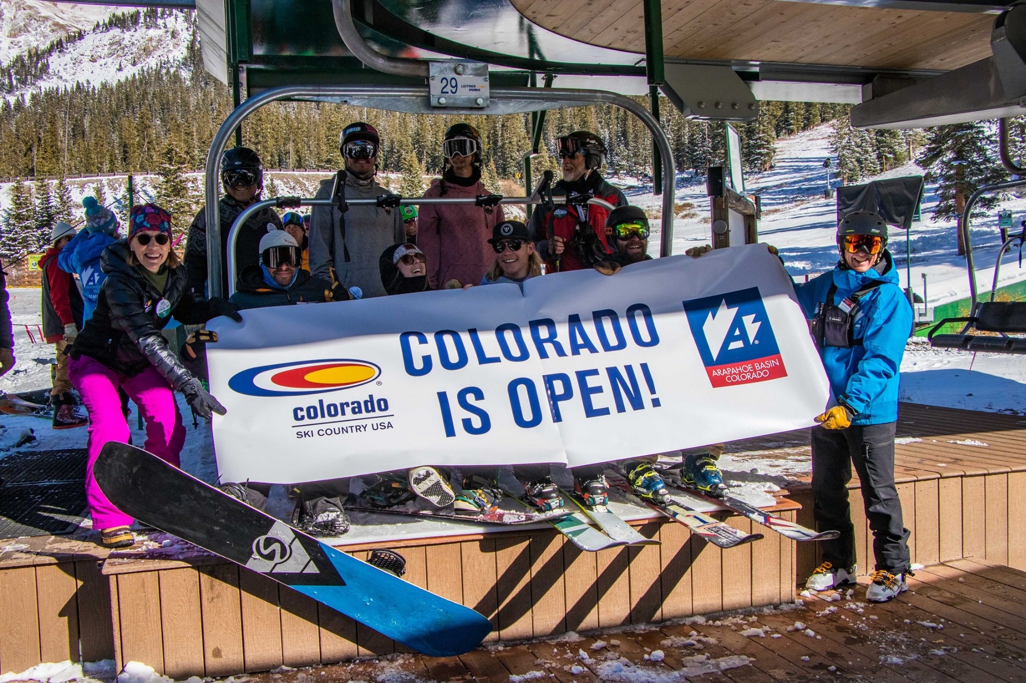 opening day, Arapahoe Basin, colorado