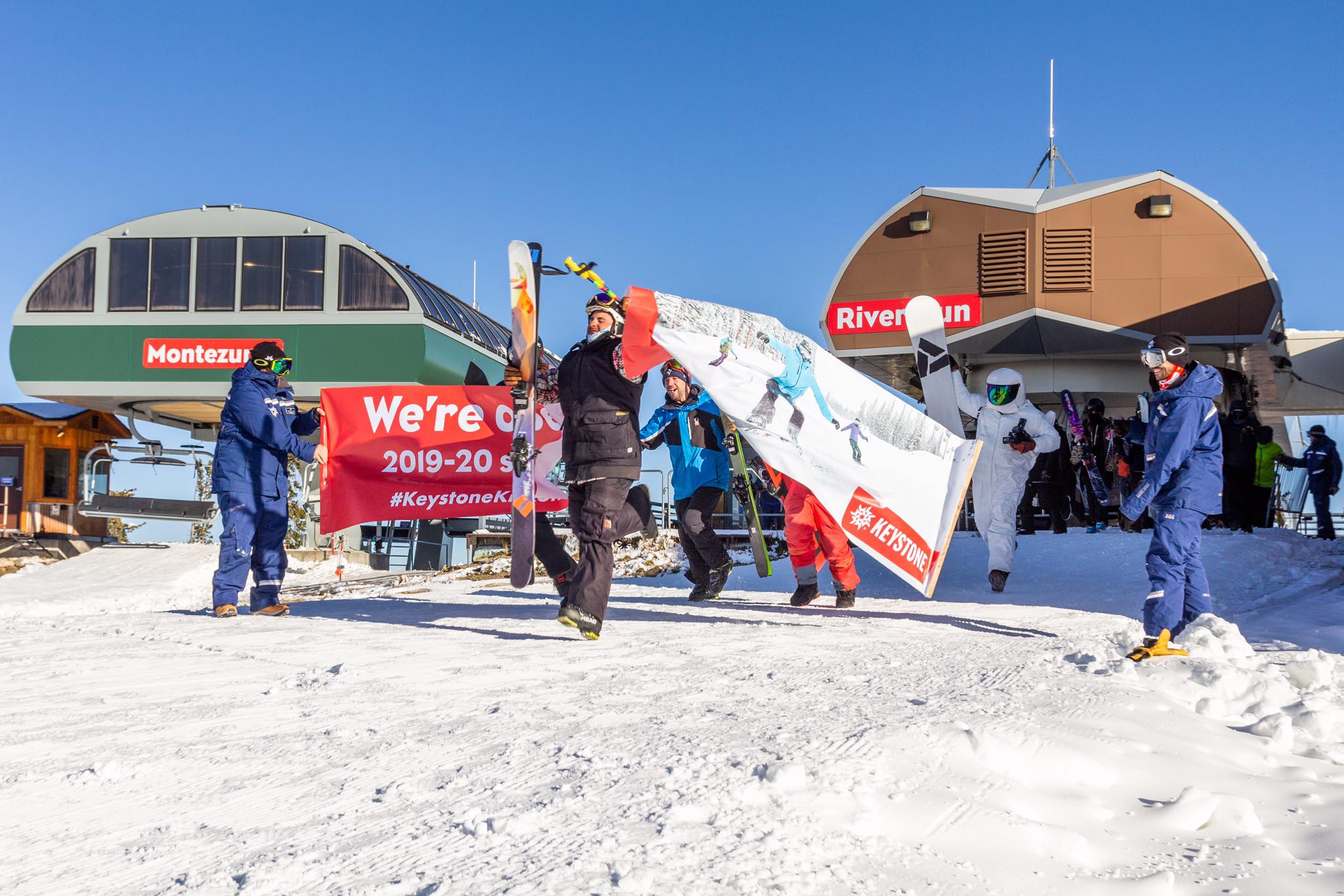 opening day, keystone, colorado, vail resorts, 