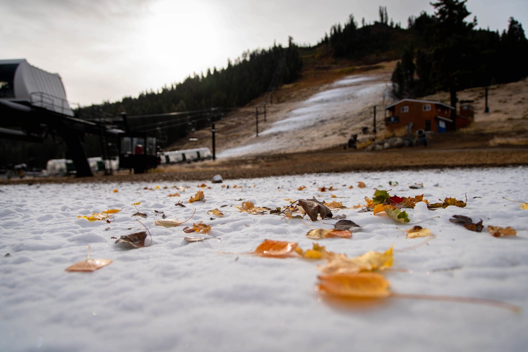 Squaw Valley, alpine meadows, california, snowmaking,