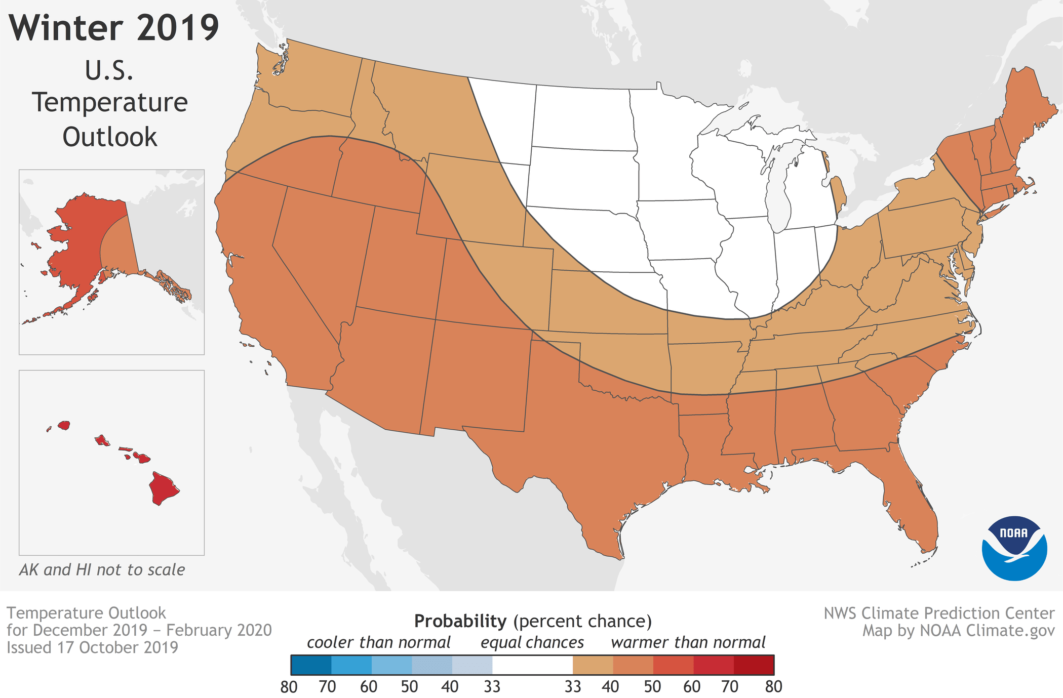 winter outlook, noaa, temperature