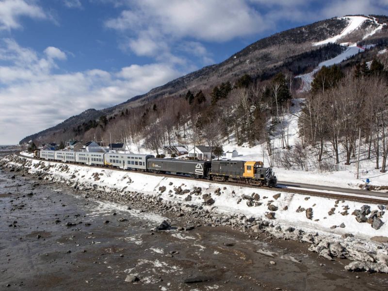 Train from Quebec City to Baie St Paul