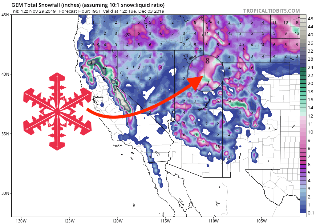 utah, snow