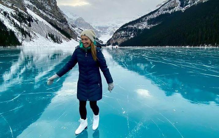 Skating on a Frozen Lake