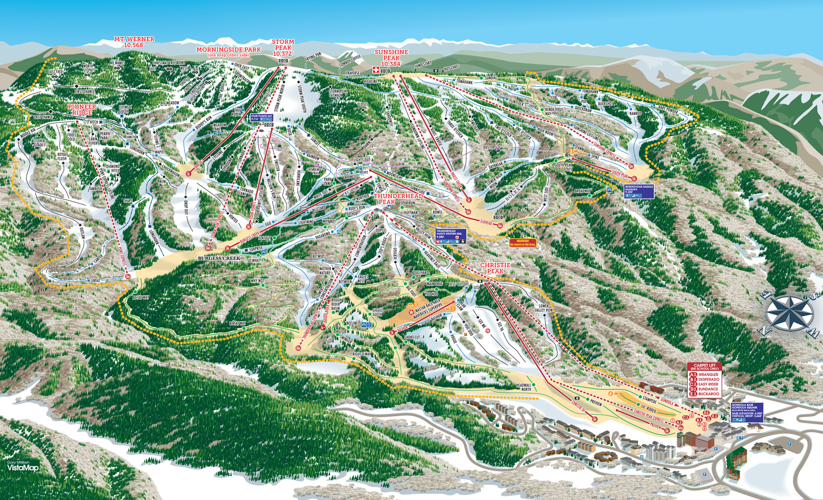 A map of Steamboat 