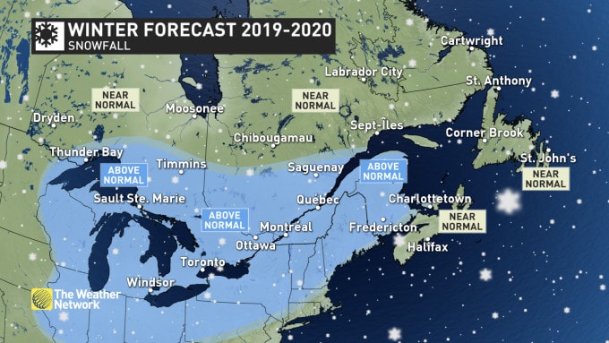 canada, winter forecast