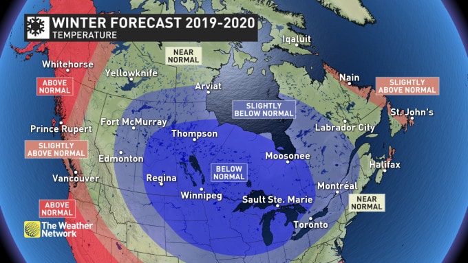 canada, winter forecast
