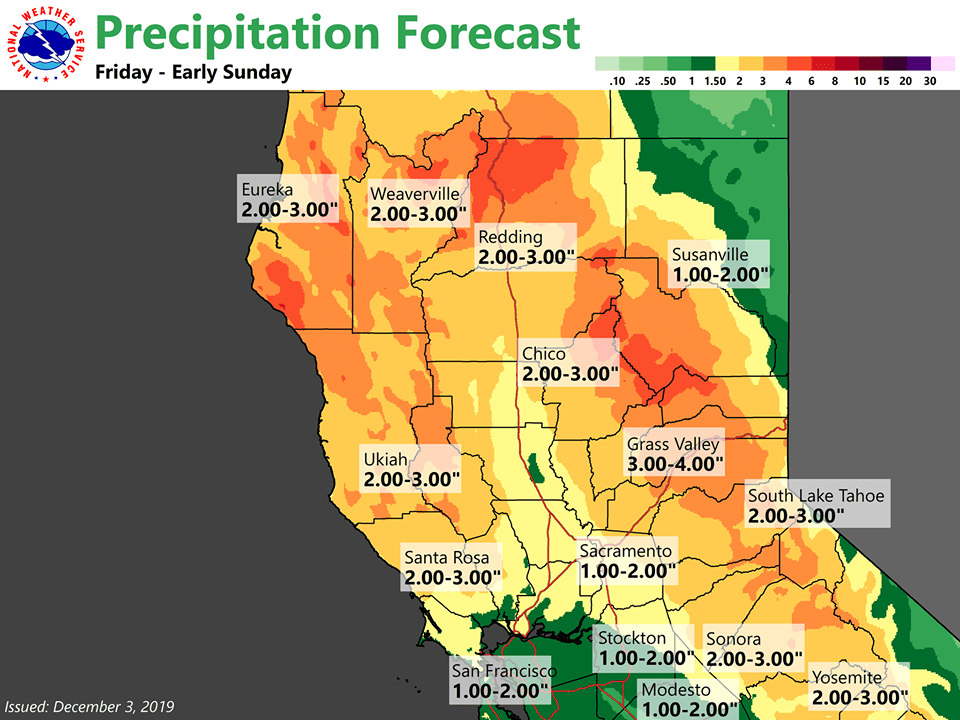 california, forecast