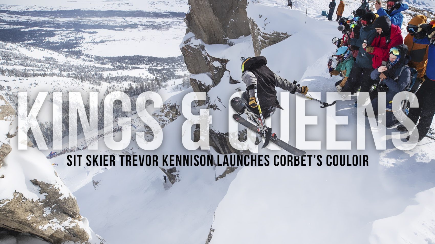 Jackson Hole, mountain resort, Corbet's couloir, kings and queens