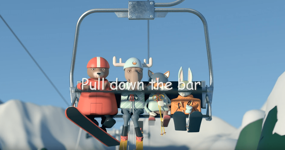 how-to ride chairlift safely