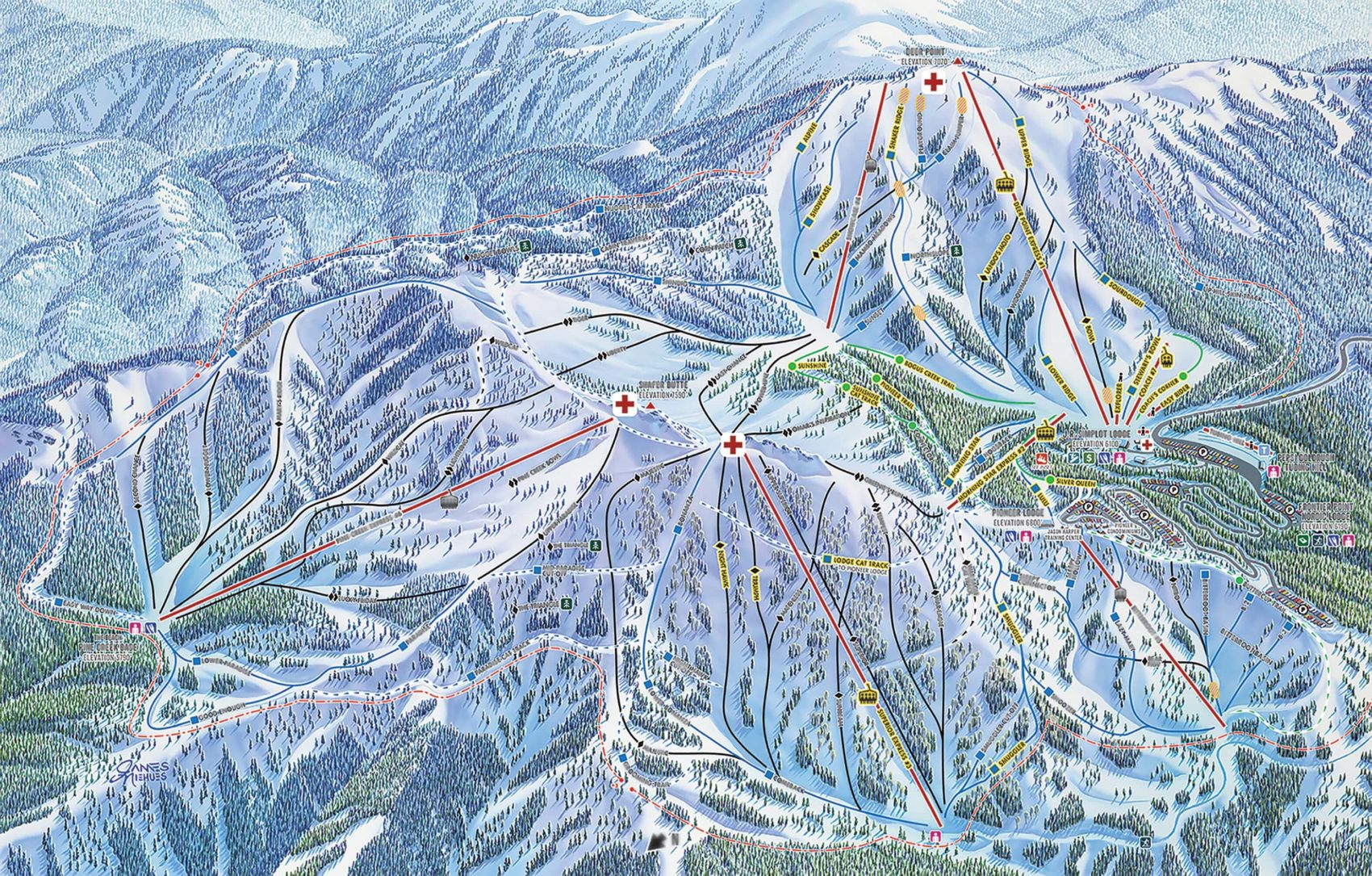 map of bogus basin