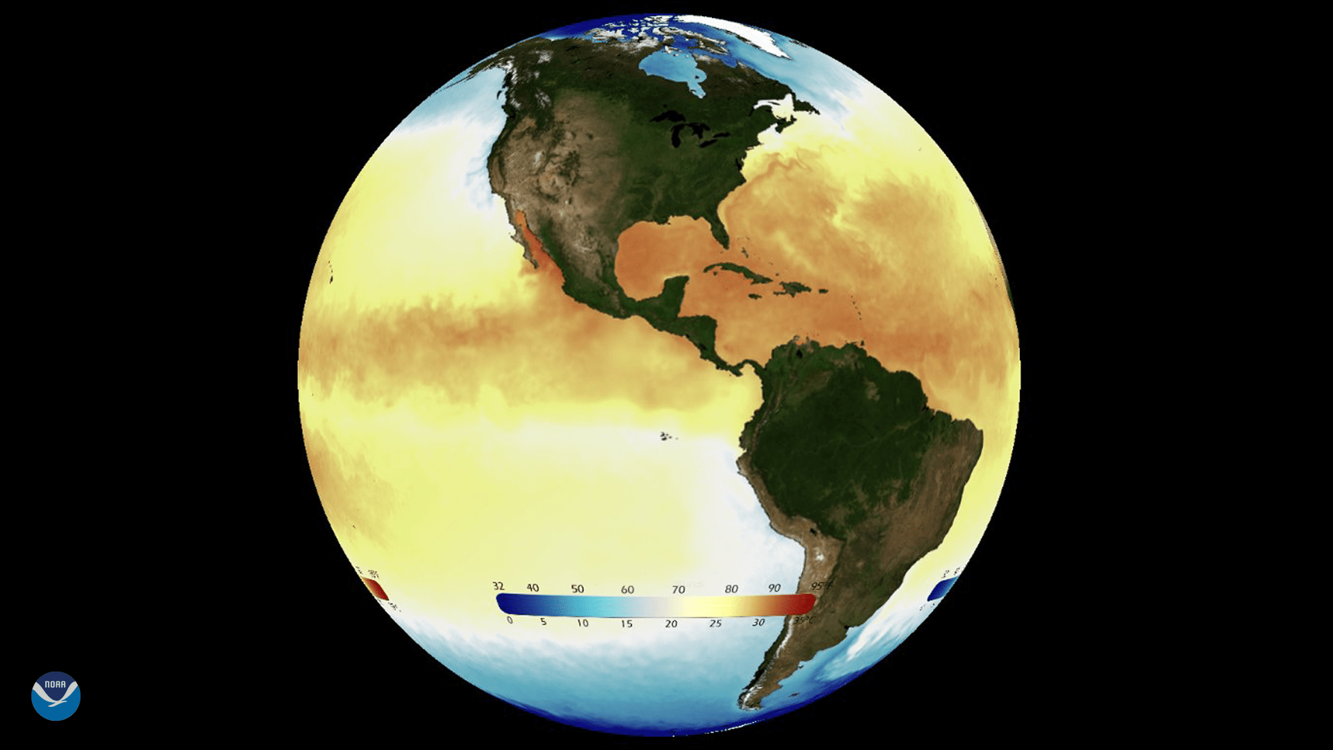 noaa, warming oceans, hottest on record