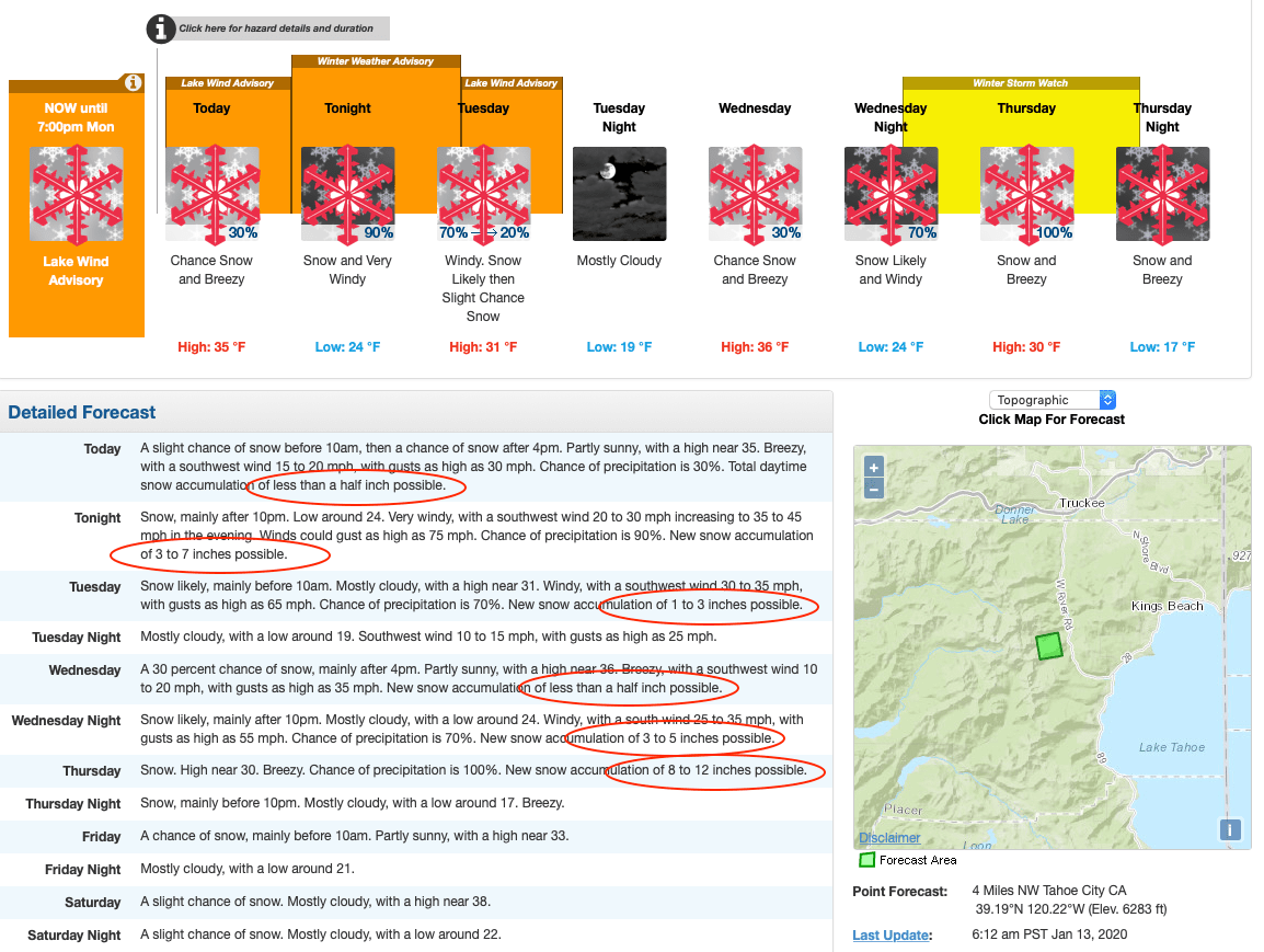 forecast, news, california, tahoe, squaw,