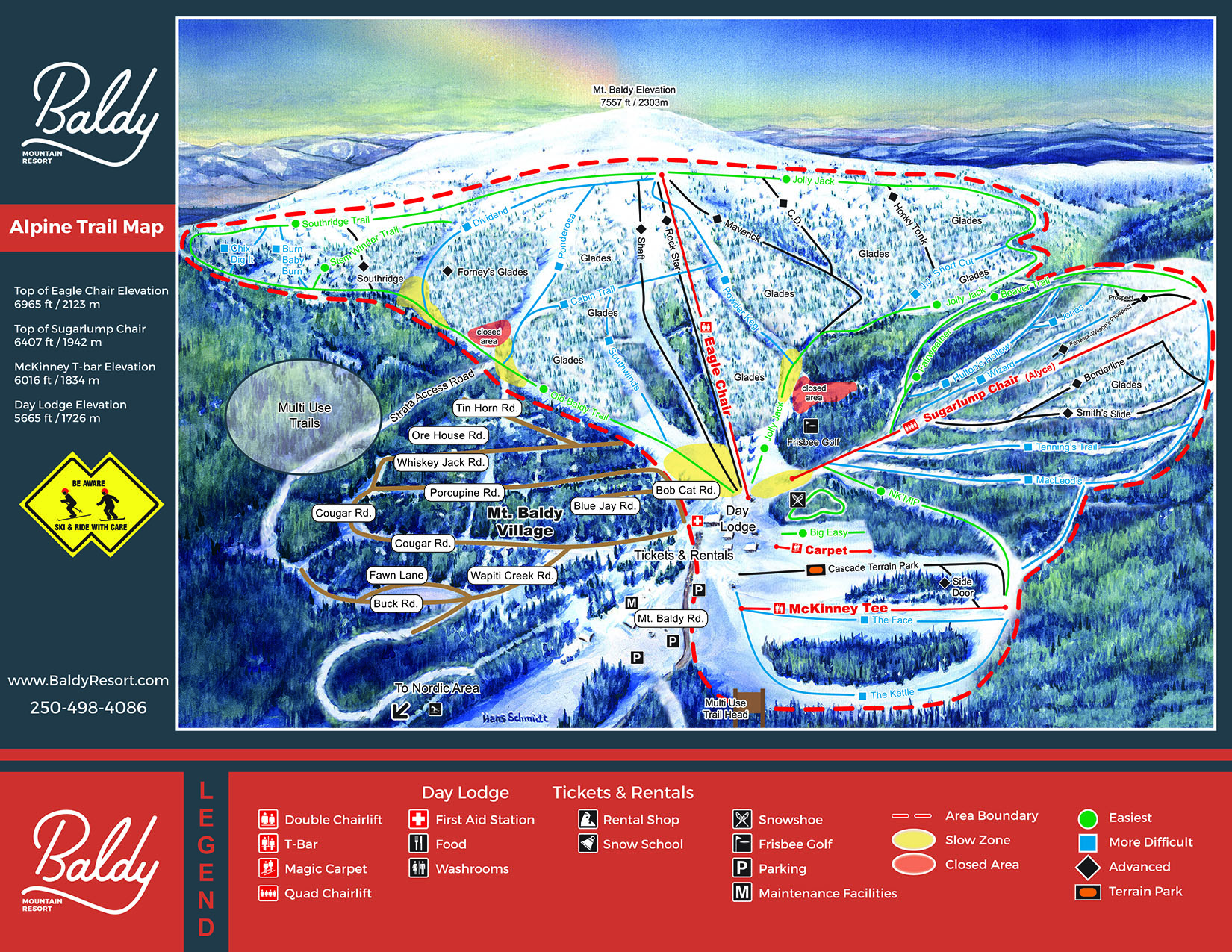 Baldy Mountain, British Columbia, chairlift