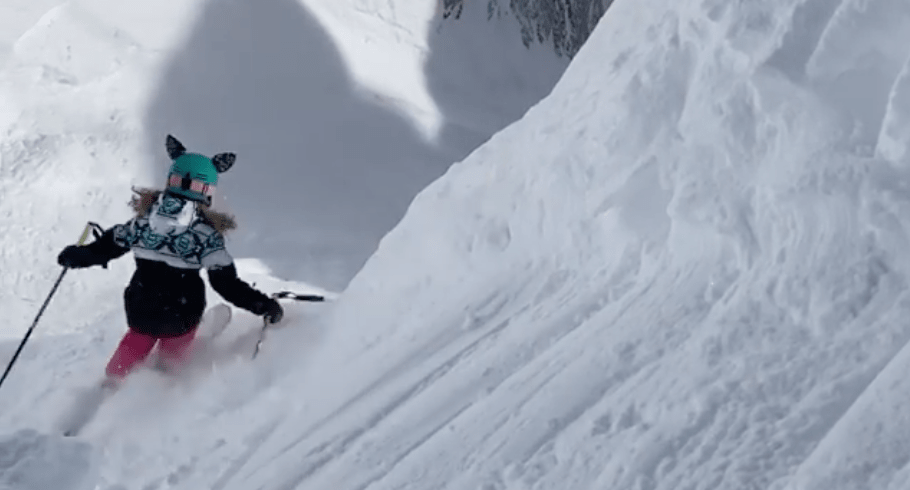 Jackson Hole, wyoming, corbets couloir,