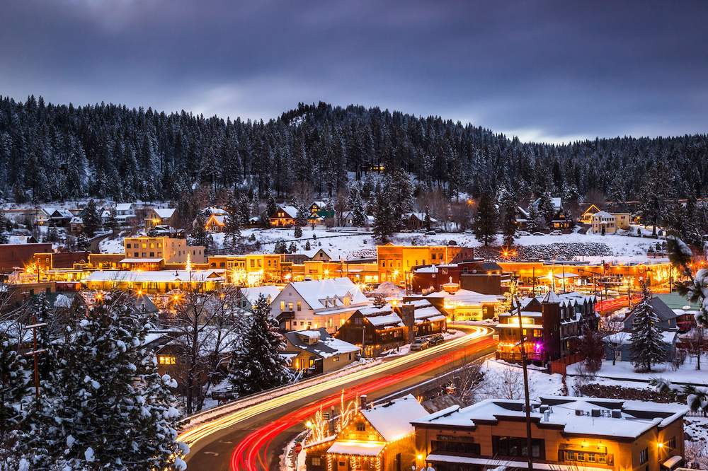 downtown truckee winter