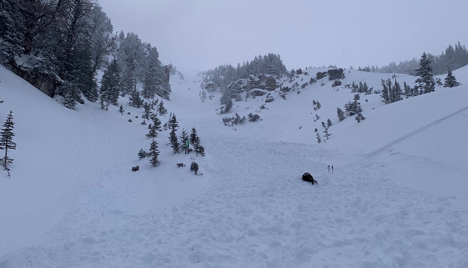 avalanche, Taylor Mountain, Wyoming