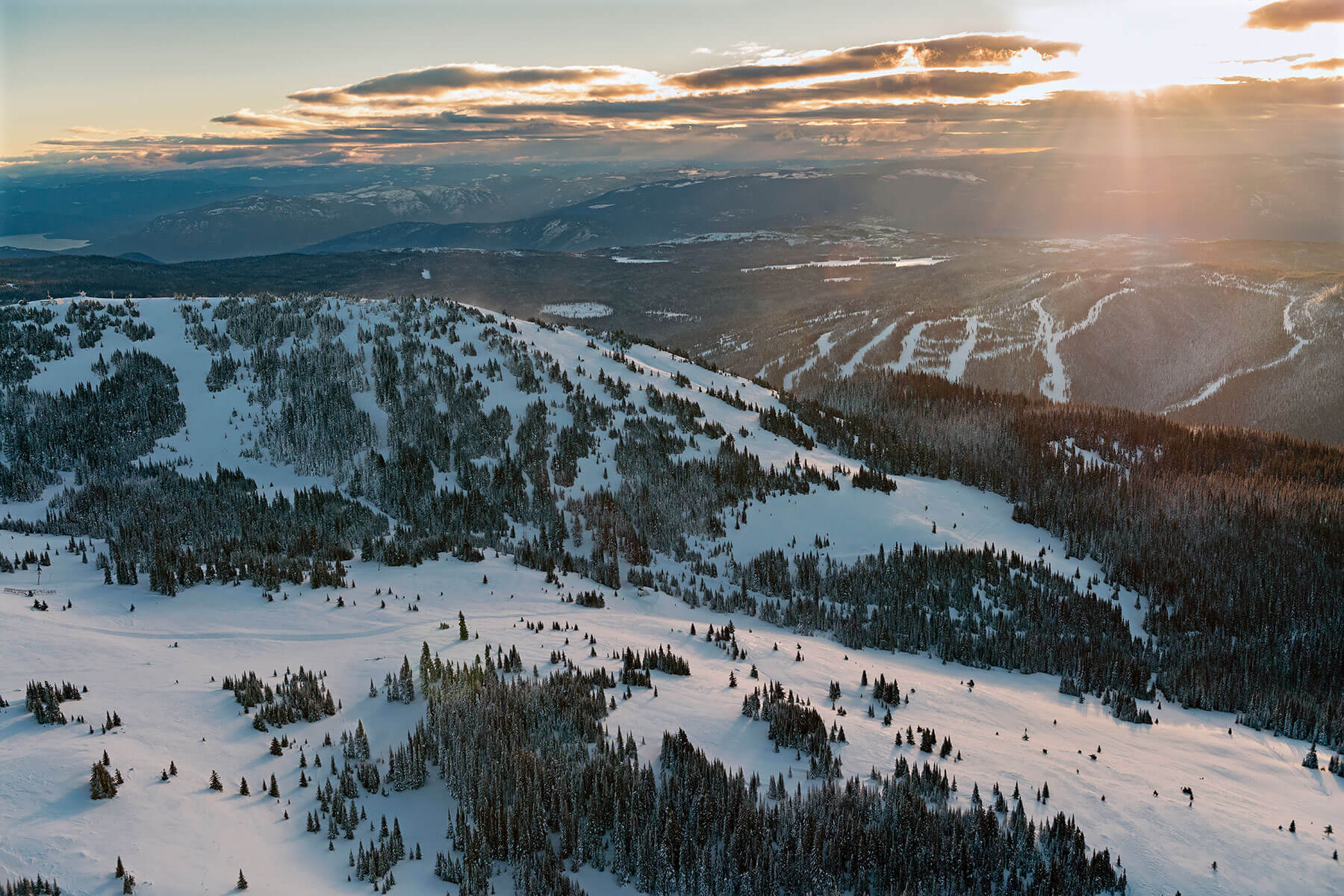 sun peaks resort, canada, trail map