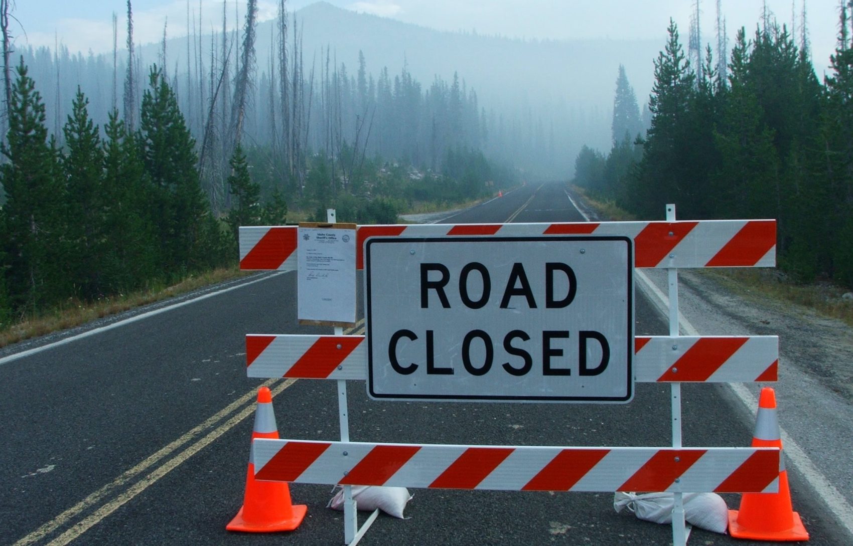 road block