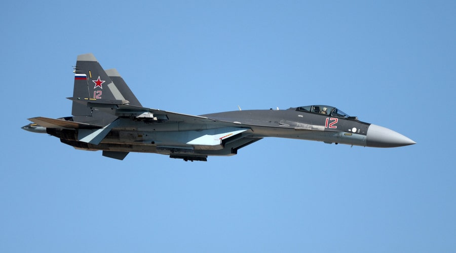 Russian su-35,