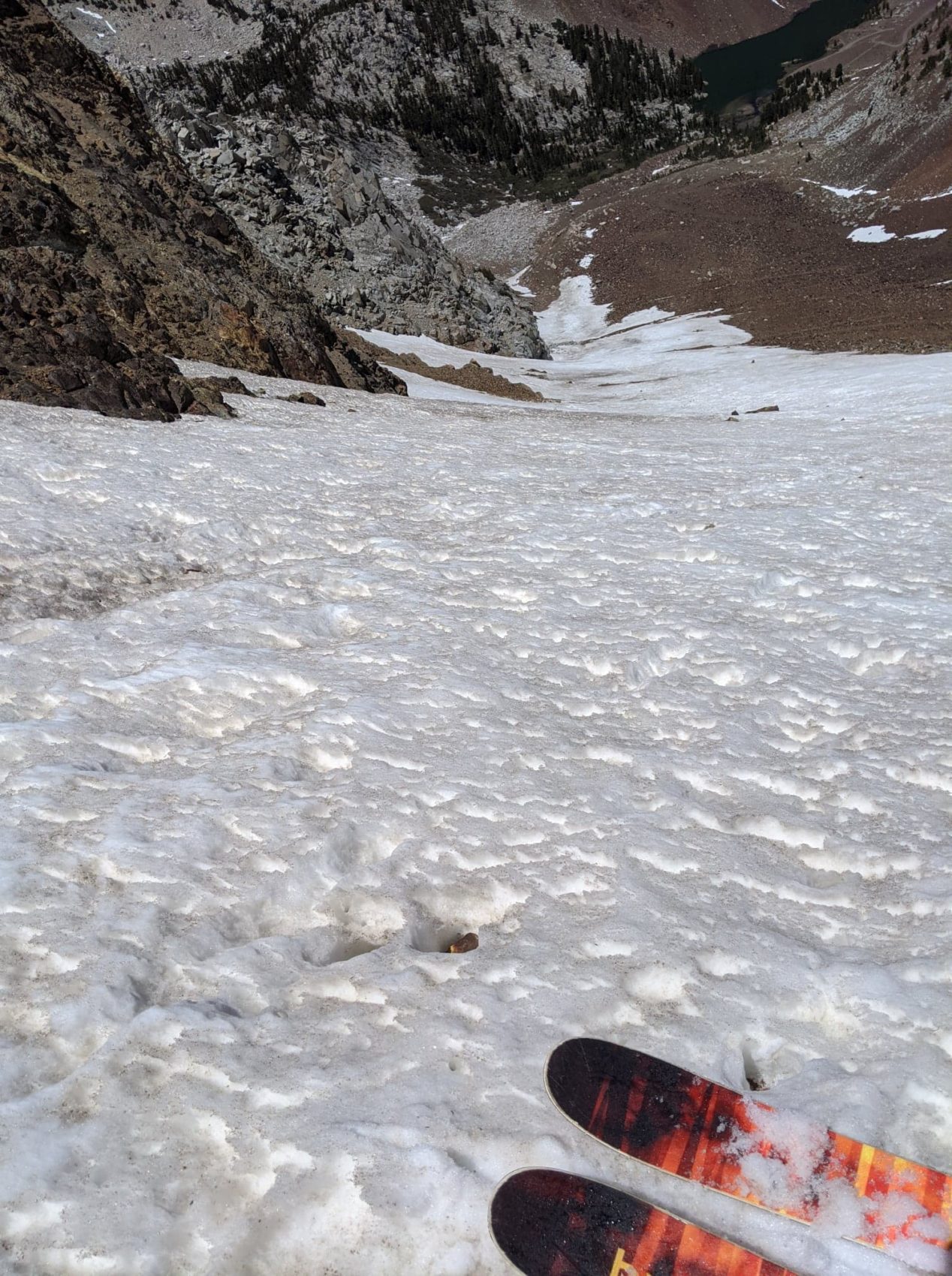 ski run, bloody couloir